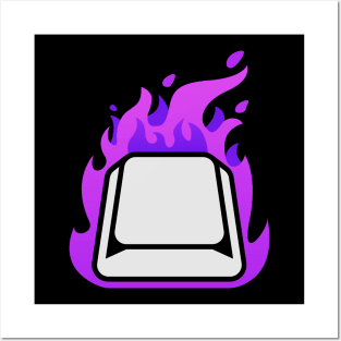 Fire Keycap Posters and Art